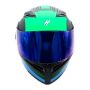 CASCO PARA MOTOCICLISTA  ABATIBLE  BLUE SPORTER  HALF® CERTIFICADO DOT (PINLOCK) / CAS-ABA-H051-L