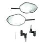 ESPEJO SPORT-LINE AJUSTABLE 10MM BASE METALICA EN NEGRO ARTICULADO / ESP-X032