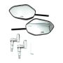 ESPEJO ARTICULADO AJUSTABLE 10MM BASE CROMO V1 / ESP-X036