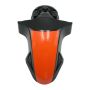 SALPICADERA DELANTERA NEGRO/ NARANJA / SAD-153