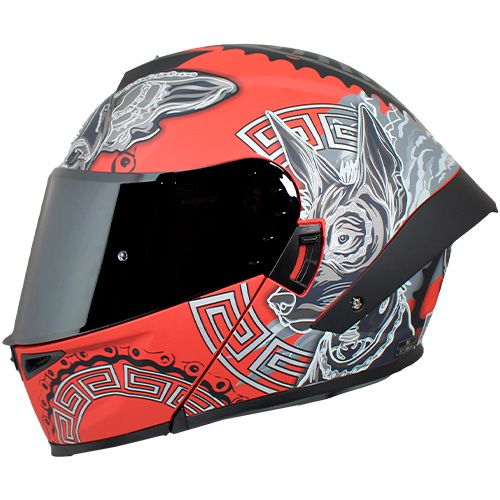Cas Aba Casco Alessia Certificado TIC XOLOT ROJO/NEGRO TALLA M MATE