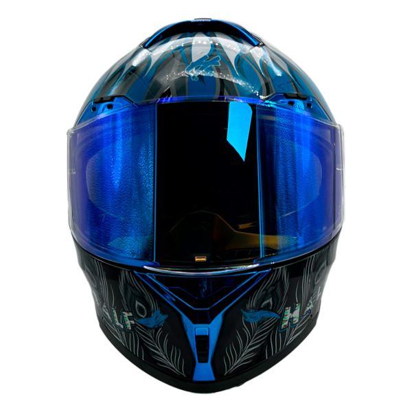 70's retro motorcycle helmets DOT TOECUTTER 70's LINE VINTAGE BLUE