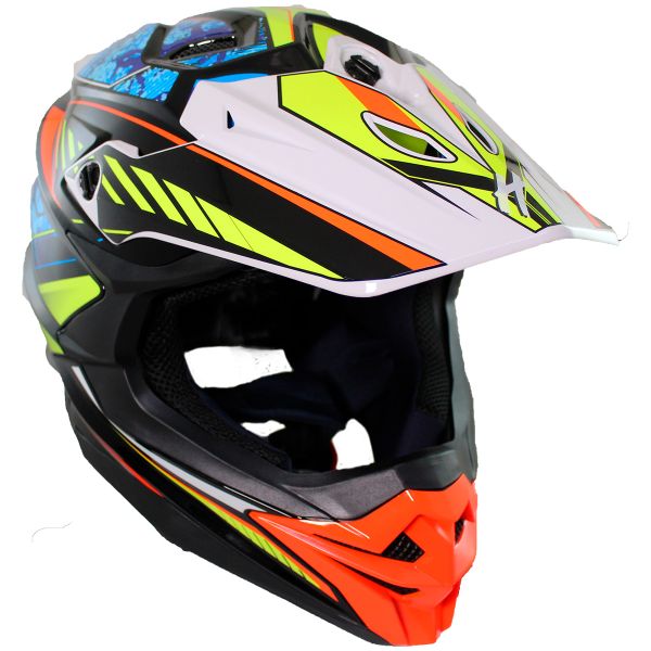 Motocicleta Casco Tipo Cross Alessia Casco Tipo Cross Alessia GOLD