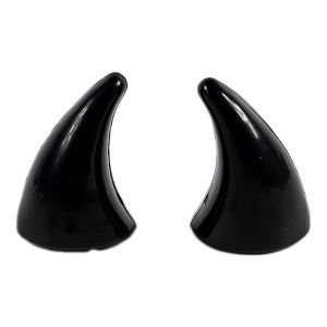 CUERNOS DE PLASTICO DE COLOR NEGRO / ACC-004NG