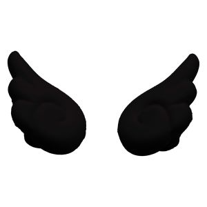 POWER  -  ALAS PARA CASCO EN COLOR NEGRO / ACC-005NG