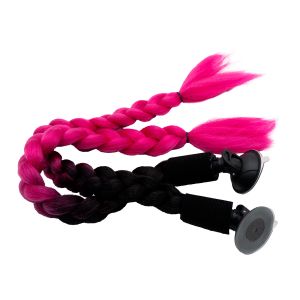 PAR DE COLETAS NEGRO/ROSA / ACC-016