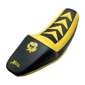 ASIENTO AMARILLO  DEPORTIVO DE POLIPROPILENO DE ALTA RESISTENCIA CON LOGO DE AGUILA / ASI-X008