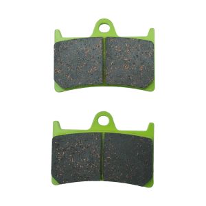 BALATAS DE FRENO DELANTERA VERDE ALTO DESEMPEÑO Y DURABILIDAD COMPUESTO DE CERAMICA / BAF-096