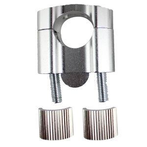 BASE DE MANUBRIO ALUMINIO PLATA / BAS-A001PL