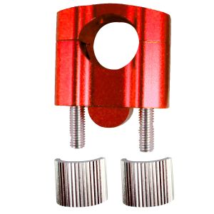 BASE DE MANUBRIO ALUMINIO ROJO / BAS-A001RJ