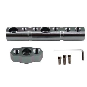 POWER  -  BASE ALUMINIO UNIVERSAL PARA 2 ACCESORIOS / BAS-B002