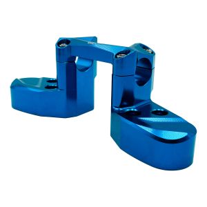 BASE DE MANUBRIO ALUMINIO  AZUL / BAS-X001