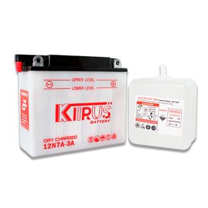 BATERIA ACIDO KIIRUS 12N7A-3A (-/+) 12 Vcc 7 Ah 149*130*59 mm / BAT-ALE-001F