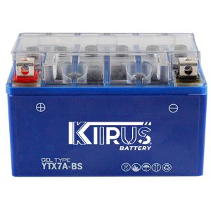 BATERIA GEL KIIRUS YTX7A-BS (+/-) 12 Vcc 7 Ah 149*93*85 mm / BAT-ALE-003F