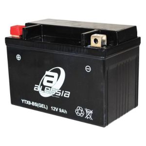 BATERIA GEL YTX9-BS (POSITIVO A LA IZQ) de 9.2 cm altura / 14.6 cm base / 8.6 cm ancho / BAT-ALE-004