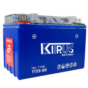 BATERIA GEL KIIRUS YTX9-BS (+/-) 12 Vcc 8 Ah 150*106*85 mm / BAT-ALE-004F