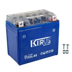 BATERIA GEL KIIRUS YTX5L-BS (-/+) 12 Vcc 4.5 Ah 113*107*69 mm / BAT-ALE-005F