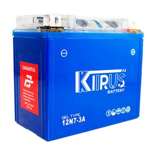 BATERIA GEL KIIRUS 12N7-3A (-/+) 12 Vcc 6.5 A 136*122*77 mm / BAT-ALE-006F