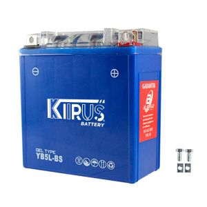 BATERIA GEL KIIRUS YB5L-BS (-/+) 12 Vcc 5 Ah 120*130*61 mm / BAT-ALE-009F