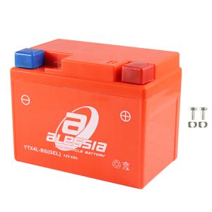 BATERIA GEL YTX4L-BS (POSITIVO A LA DER) 1 de 8.7 cm Altura/ 11.4 cm Base / 7 cm Ancho / BAT-ALE-013