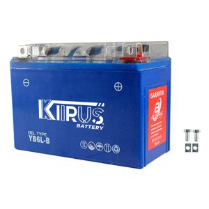 BATERIA GEL KIIRUS YB6L-B (-/+) 12 Vcc 5 Ah 137*101*66 mm / BAT-ALE-015F