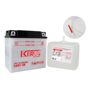 BATERIA ACIDO KIIRUS 12N7-3B (-/+) 12 Vcc 7 Ah 137*135*76 mm / BAT-MGM-05F