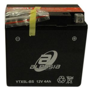 SHOP 25  -  BATERIA ACIDO YTX5L-BS (POSITIVO A LA DER) de 11.1 cm altura/ 11.7 cm base / 7.6 cm ancho / BAT-MGM-13