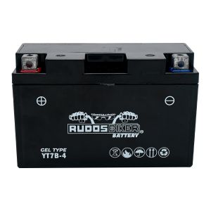 SHOP 25  -  BATERIA YT7B-4 GEL 12VCC / 7 AH LAR:150MM / ALT: 93MM / ANC: 65MM / BAT-R008