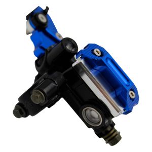 BOMBA DE FRENO CON MANIJA ALUMINIO AJUSTABLE 6 POSICIONES AZUL / BOF-A030AZ