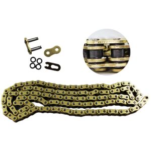 SHOP 25  -  CADENA 428H X 136 GOLD REFORZADA CON ORING / CAD-004HO