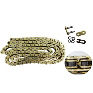 CADENA 520H X 116 GOLD REFORZADA CON ORING / CAD-006HO