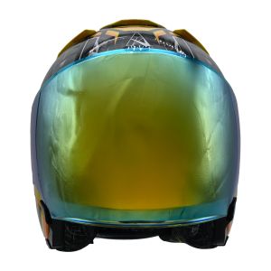 CASCO PARA MOTOCICLISTA 3/4 RACING YELLOW A-HELMET® CERTIFICADO DOT / CAS-3/4-A004-M