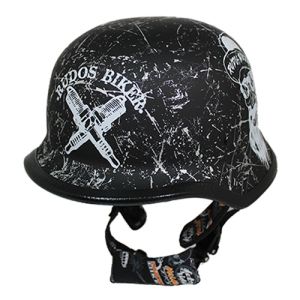 (CANCELADO) CASCO 3/4 SILVER SHOT CERTIFICADO DOT RUDOS BIKER / CAS-3/4-R005-XL