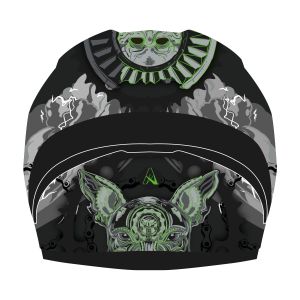 CASCO PARA MOTOCICLISTA ABATIBLE A-HELMET CERTIFICADO XOLOT NEGRO ECE-22.06 (PinLock) / CAS-ABA-A016-2XL