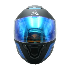 CASCO PARA MOTOCICLISTA ABATIBLE DARK ORENJI A-HELMET CERTIFICADO DOT / CAS-ABA-A028-XL