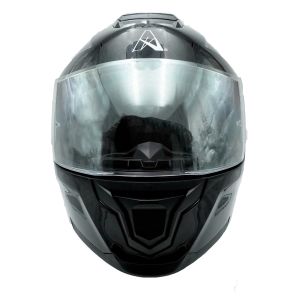 CASCO PARA MOTOCICLISTA ABATIBLE NEGRO BRILLANTE A-HELMET CERTIFICADO DOT / CAS-ABA-A031-L