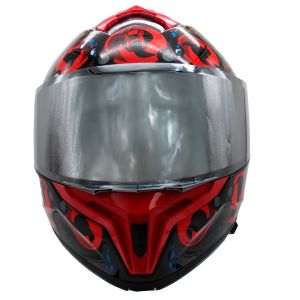 (CANCELADO) CASCO ABATIBLE HALF CERTIFICADO DOT DOBLE VISOR MICA ESPEJO / CAS-ABA-H011-M