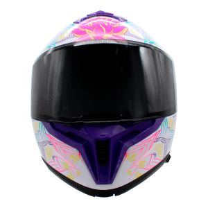 CASCO ABATIBLE HALF CERTIFICADO DOT DOBLE VISOR MICA HUMO / CAS-ABA-H013-L