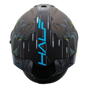CASCO ABATIBLE HALF CERTIFICADO DOT DOBLE VISOR MICA HUMO / CAS-ABA-H019-XL