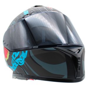 CASCO ABATIBLE HALF CERTIFICADO DOT DOBLE VISOR MICA HUMO / CAS-ABA-H019-XL
