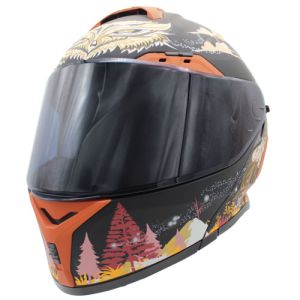 CASCO ABATIBLE HALF CERTIFICADO DOT DOBLE VISOR MICA HUMO / CAS-ABA-H023-XL