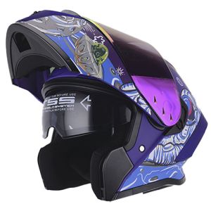 (CANCELADO) CASCO PARA MOTOCICLISTA ABATIBLE HALF CERTIFICADO DOT MATE REVO VISOR LENTE HUMO / CAS-ABA-H028-L