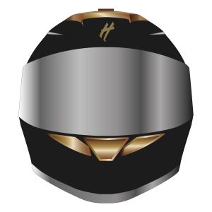 CASCO PARA MOTOCICLISTA ABATIBLE HALF CERTIFICADO ECE-22.06 (PinLock) NEGRO MATE VISOR ESPEJO LENTES HUMO / CAS-ABA-H037-L