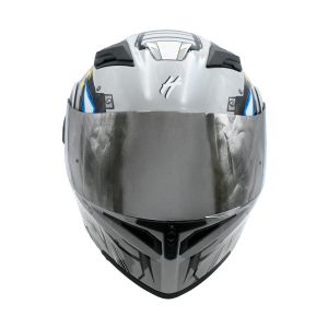 CASCO PARA MOTOCICLISTA ABATIBLE SILVER MECHABEST HALF® CERTIFICADO DOT (PINLOCK) / CAS-ABA-H056-XL