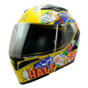 CASCO PARA MOTOCICLISTA ABATIBLE ARCADE HALF CERTIFICADO DOT / CAS-ABA-H072-L