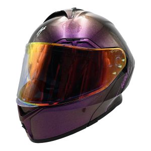 CASCO PARA MOTOCICLISTA  ABATIBLE  HALF  CERTIFICADO DOT  RED NOVA / CAS-ABA-H080-M