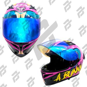 ESPECIAL  -  CASCO PARA MOTOCICLISTA CERRADO A-HELMET CERTIFICADO DOT BRILLANTE REVO VISOR LENTE HUMO / CAS-CER-A002-L