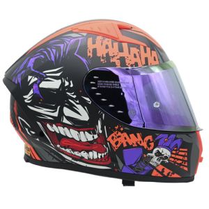 (CANCELADO) CASCO PARA MOTOCICLISTA CERRADO HALF CERTIFICADO ECE-22.06 MATE VISOR REVO ESPEJO LENTE HUMO PINLOCK / CAS-CER-H006-XL