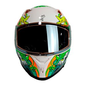 CASCO PARA MOTOCICLISTA CERRADO SPACE MONKEY HALF® CERTIFICADO ECE-22.06 / CAS-CER-H010-L