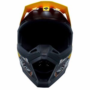 CASCO PARA MOTOCICLISTA CROSS  MICTLAN  A-HELMET CERTIFICADO DOT / CAS-CRO-A009-L